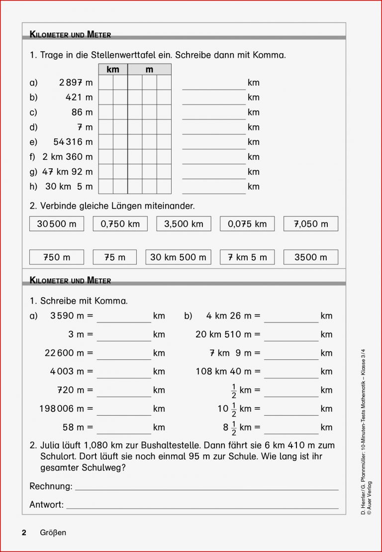 Grundschule Unterrichtsmaterial Mathematik Lernstand messen und ...