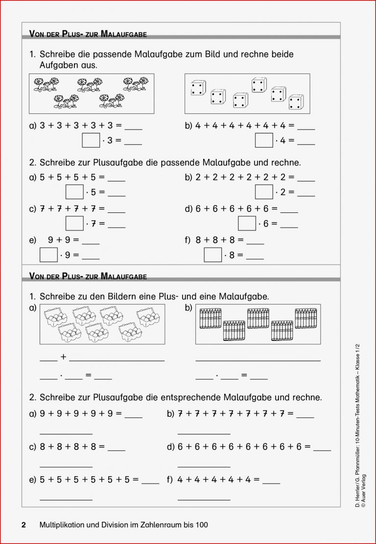 Grundschule Unterrichtsmaterial Mathematik Lernstand messen und ...