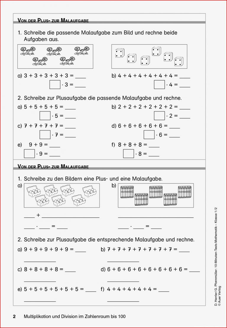 Grundschule Unterrichtsmaterial Mathematik Lernstand Messen Und ...