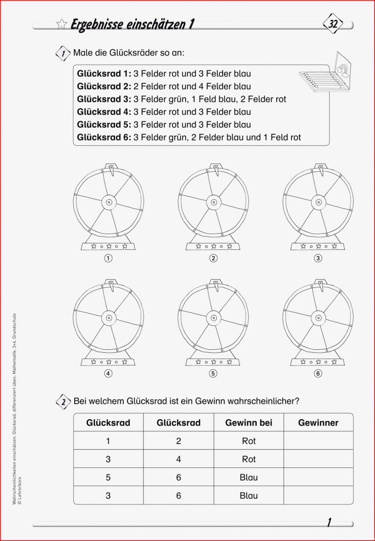 Grundschule Unterrichtsmaterial Mathematik Stochastik