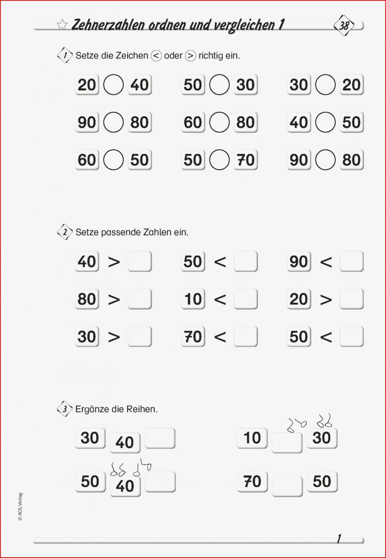 Grundschule Unterrichtsmaterial Mathematik Zahlenraum bis 100