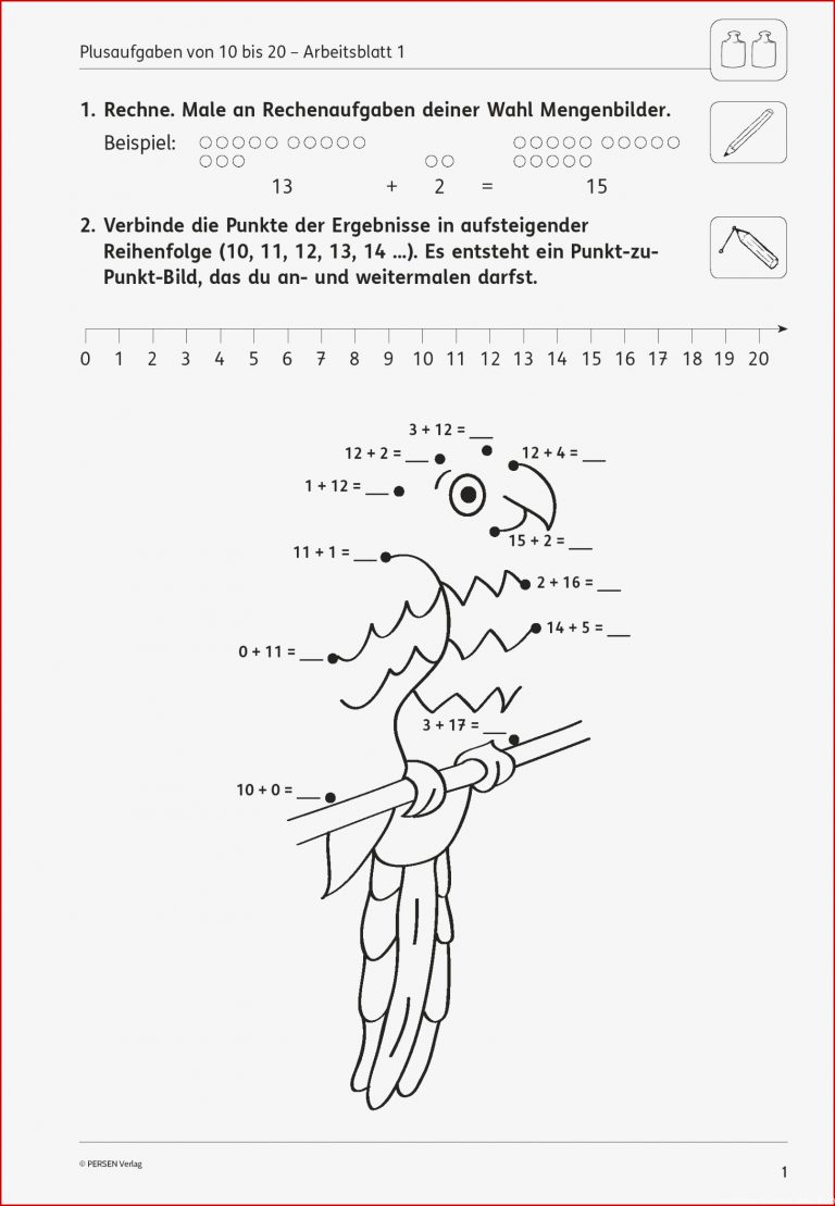 Grundschule Unterrichtsmaterial Mathematik Zahlenraum Bis 20