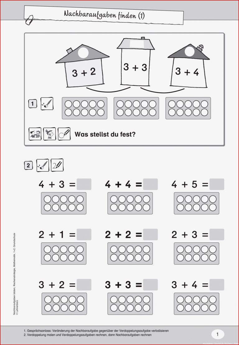 Grundschule Unterrichtsmaterial Mathematik Zahlenraum Bis 20