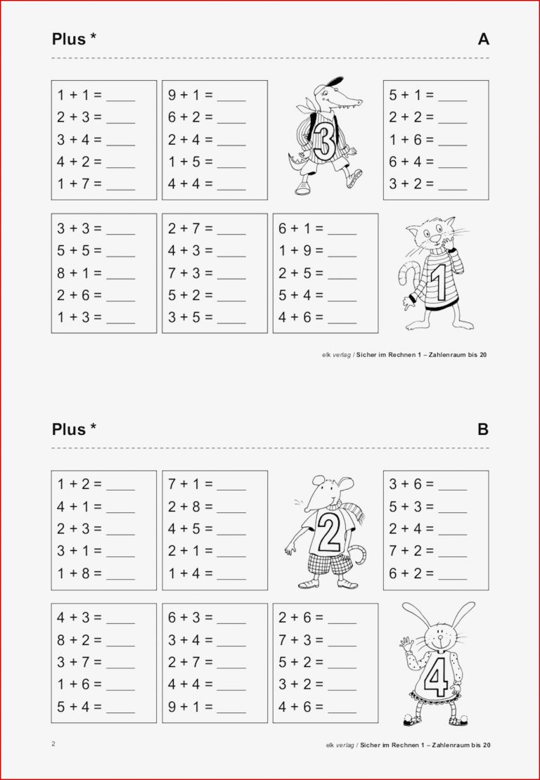 Grundschule Unterrichtsmaterial Mathematik Zahlenraum Bis 20