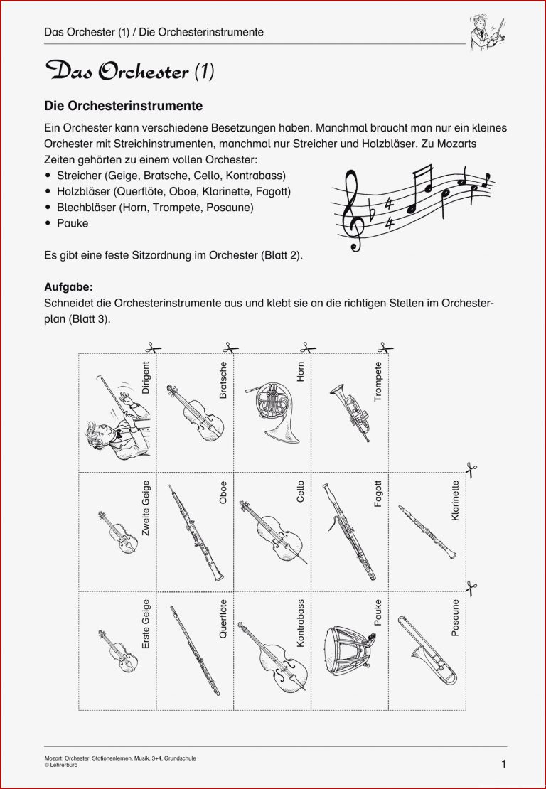 Grundschule Unterrichtsmaterial Musik