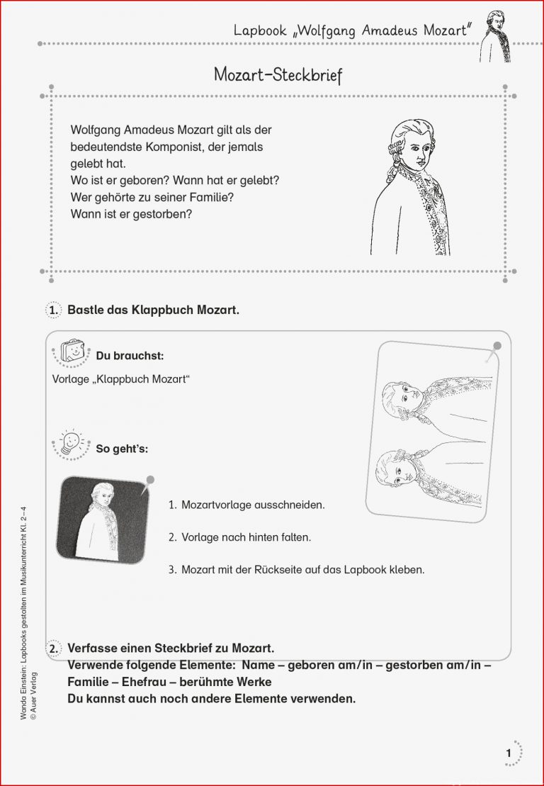 Grundschule Unterrichtsmaterial Musik Künstler Werke