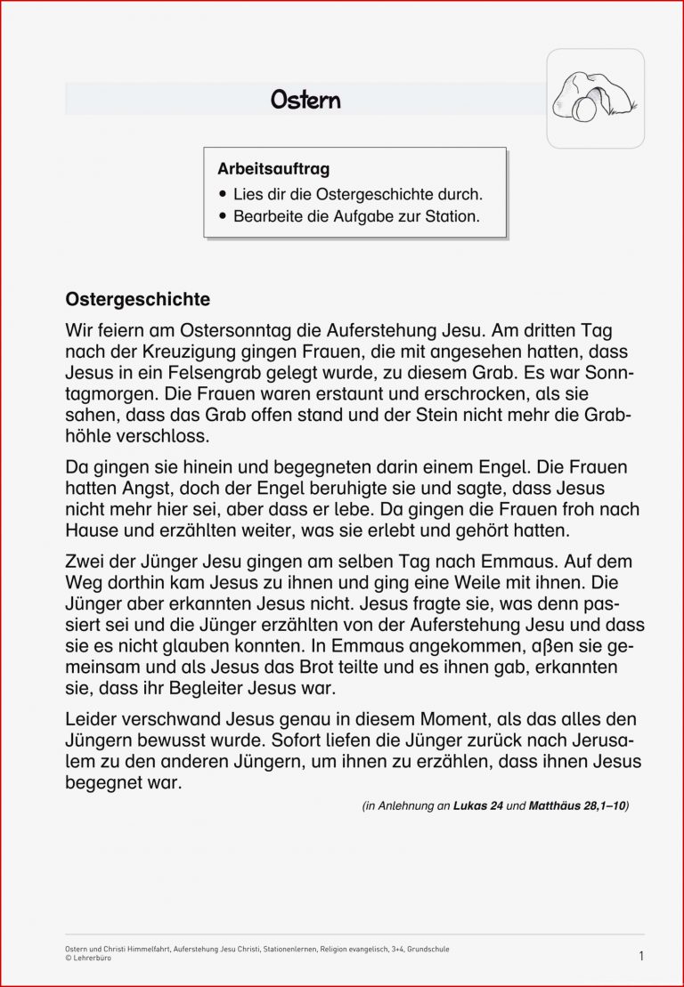 Grundschule Unterrichtsmaterial Religion Christliche Feste