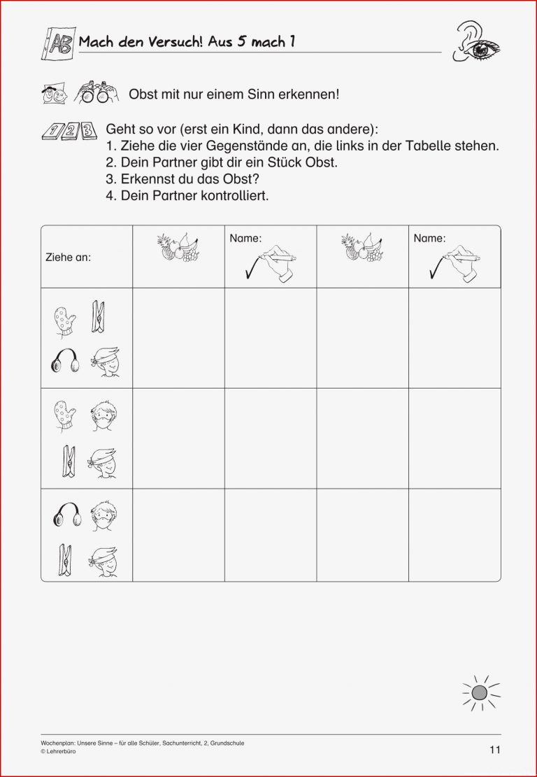 Grundschule Unterrichtsmaterial Sachunterricht Inklusion