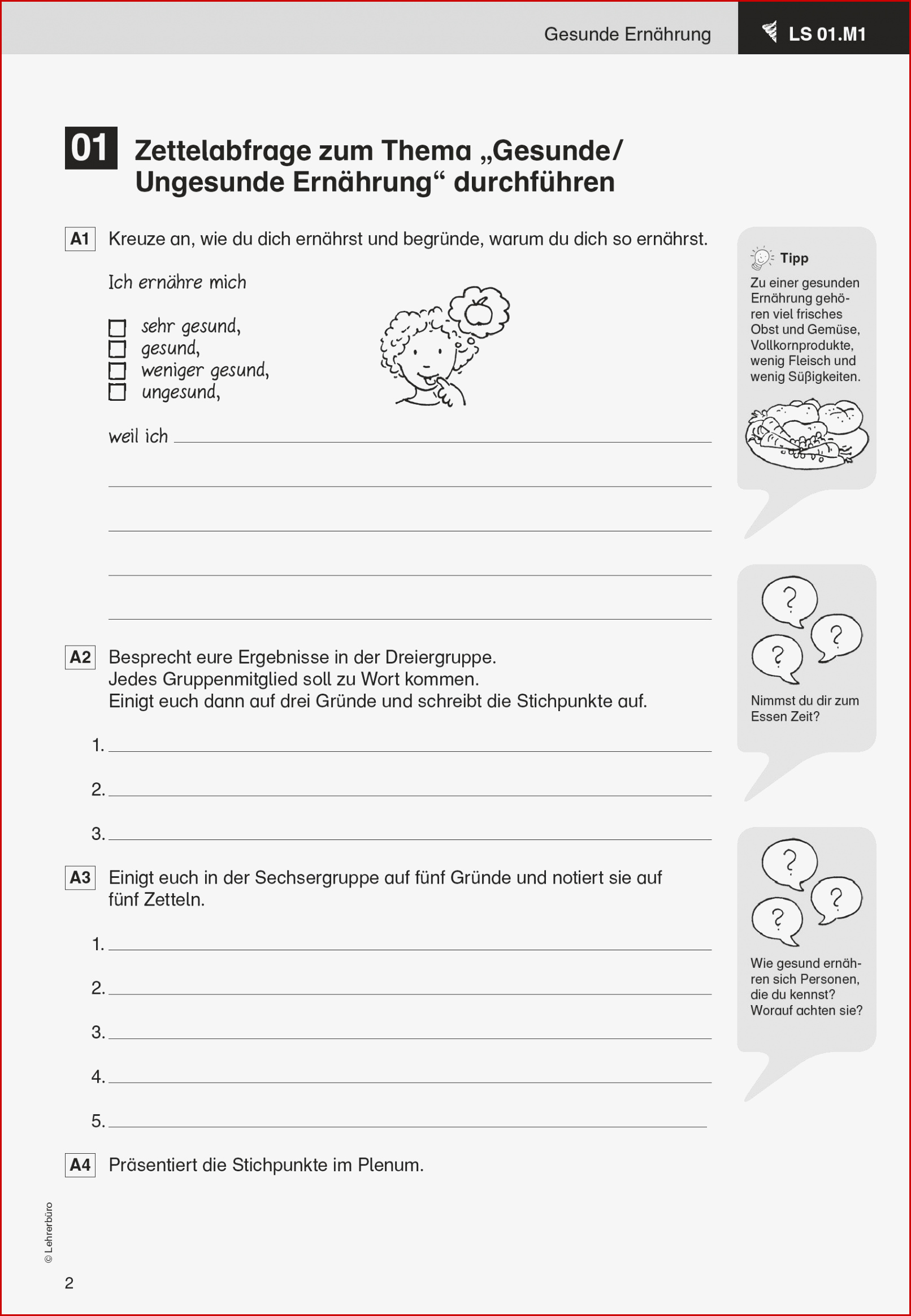 Grundschule Unterrichtsmaterial Sachunterricht Körper Und