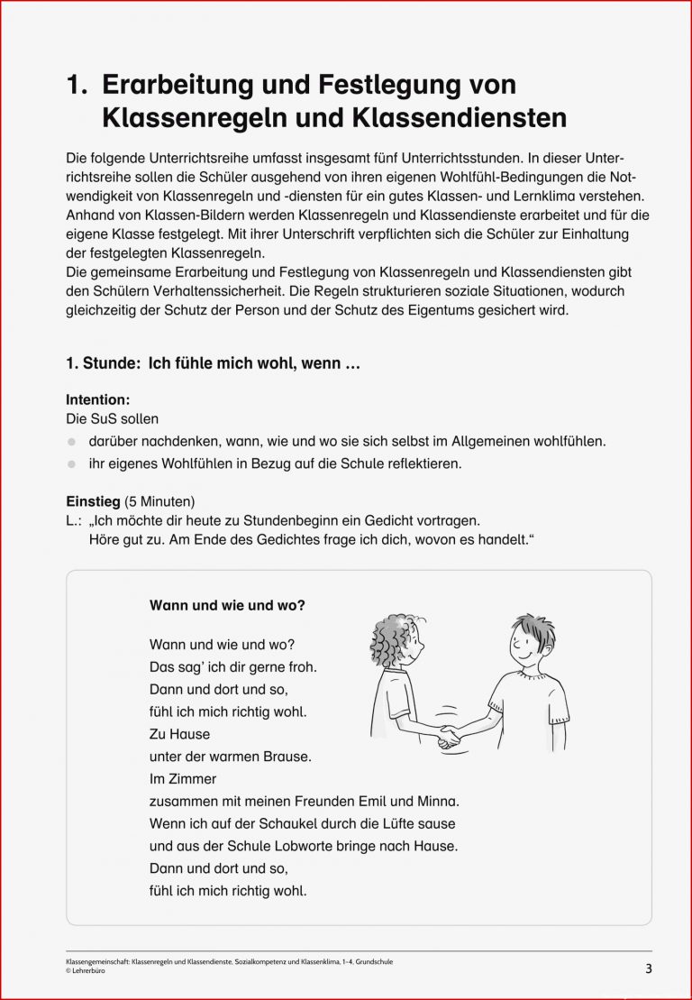 Grundschule Unterrichtsmaterial Sozialkompetenz und