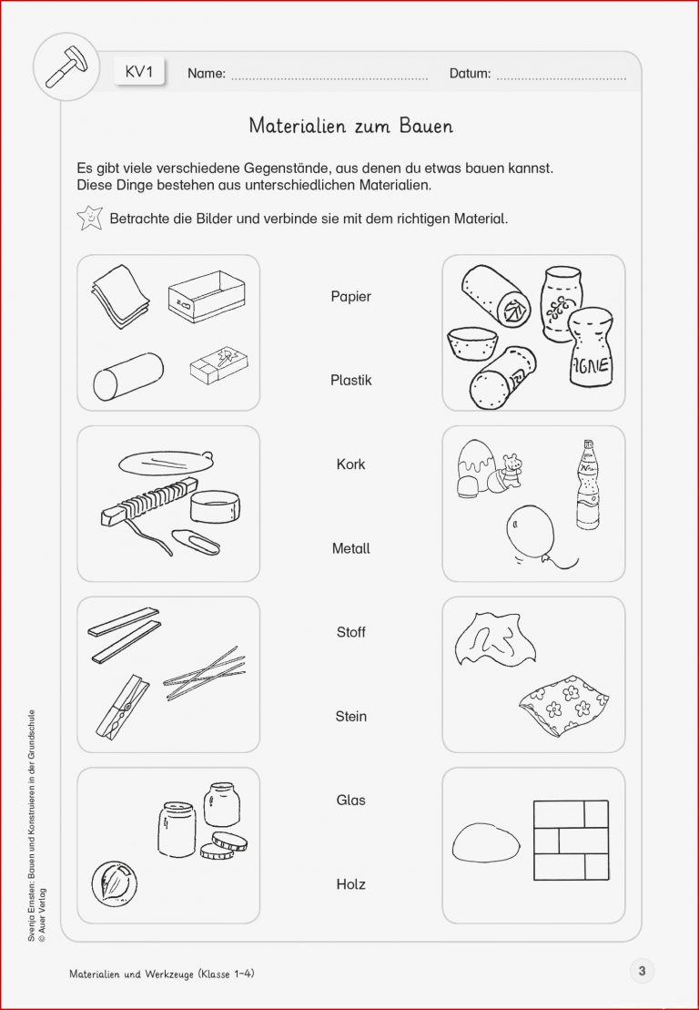 Grundschule Unterrichtsmaterial Werken Textiles Gestalten