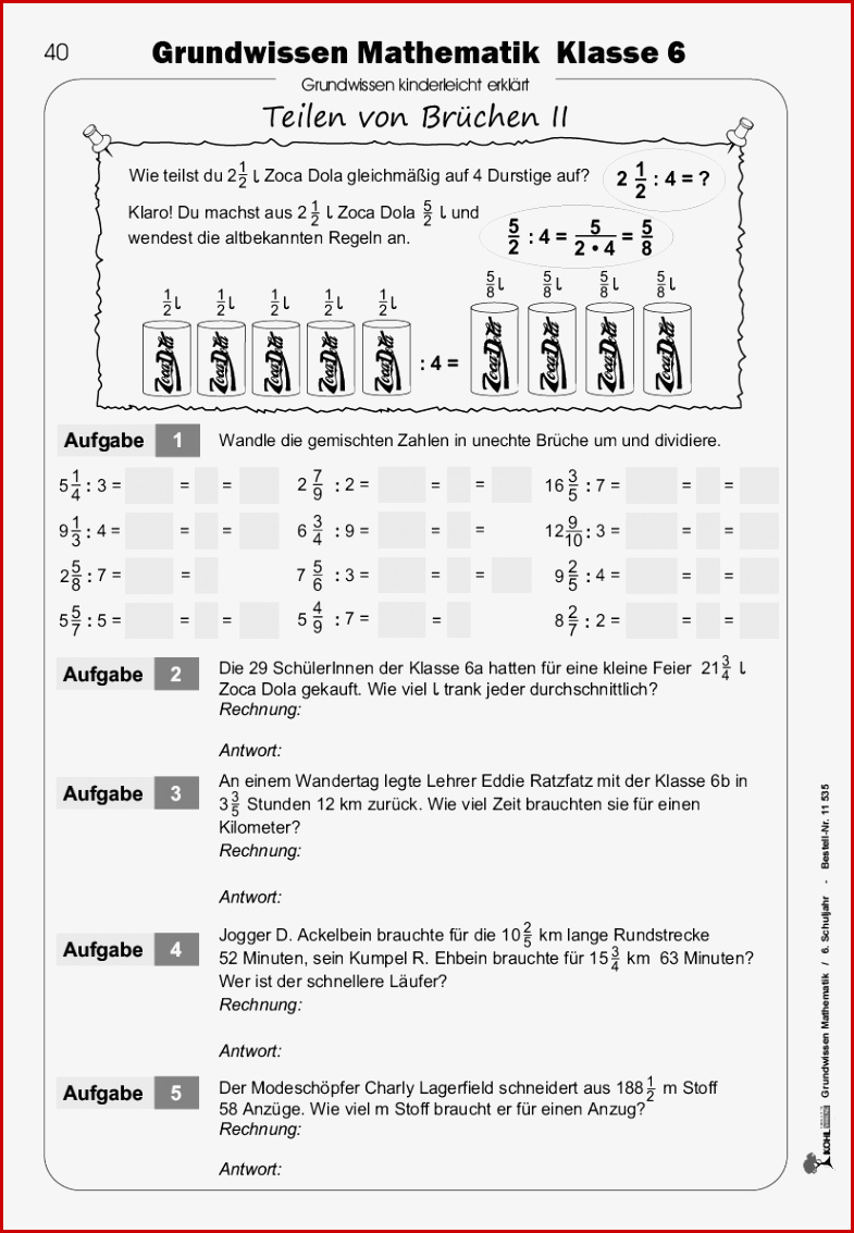 Grundwissen Mathematik / Klasse 6