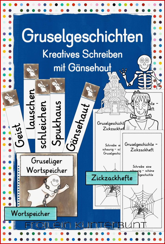 Gruselgeschichten – Unterrichtsmaterial in den Fächern