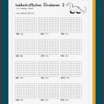 Halbschriftliches Divi Ren In Mathematik 4 Klasse