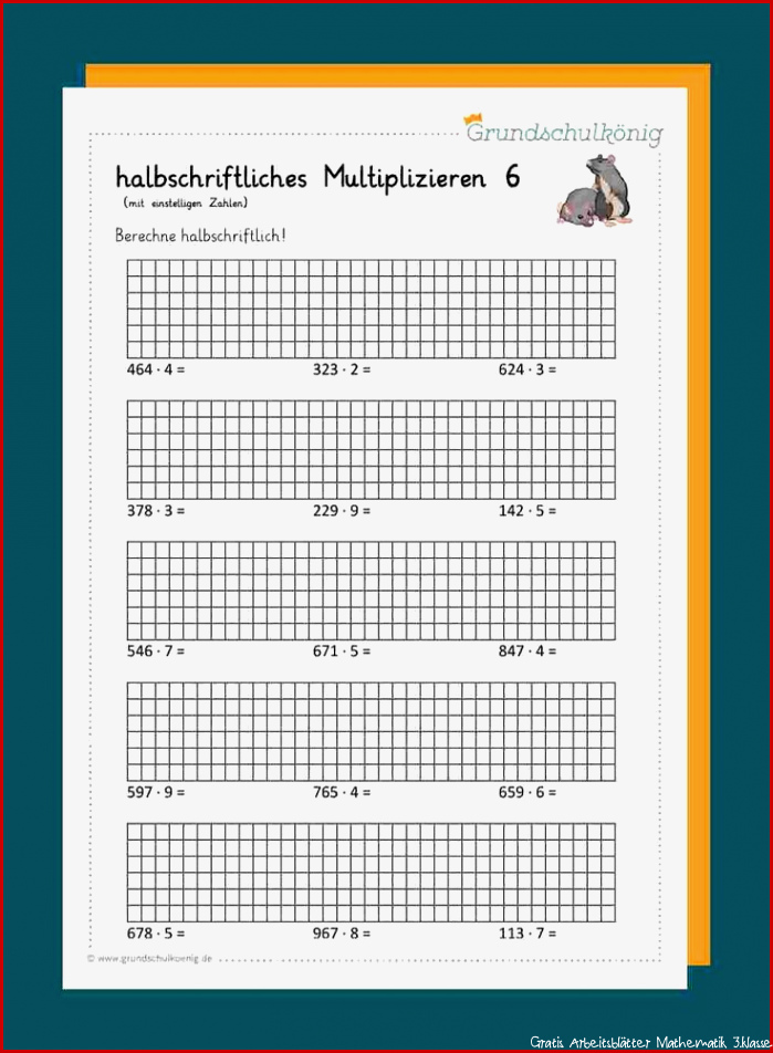 Halbschriftliches Multiplizieren