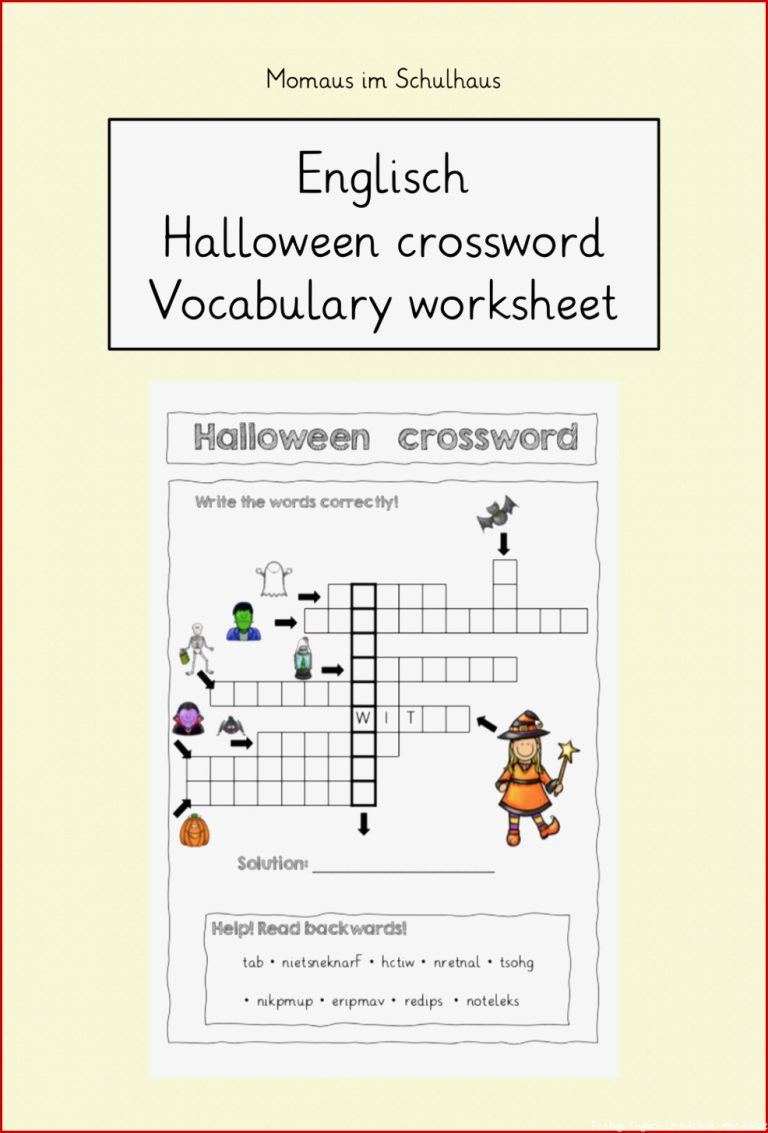 Halloween Crossword