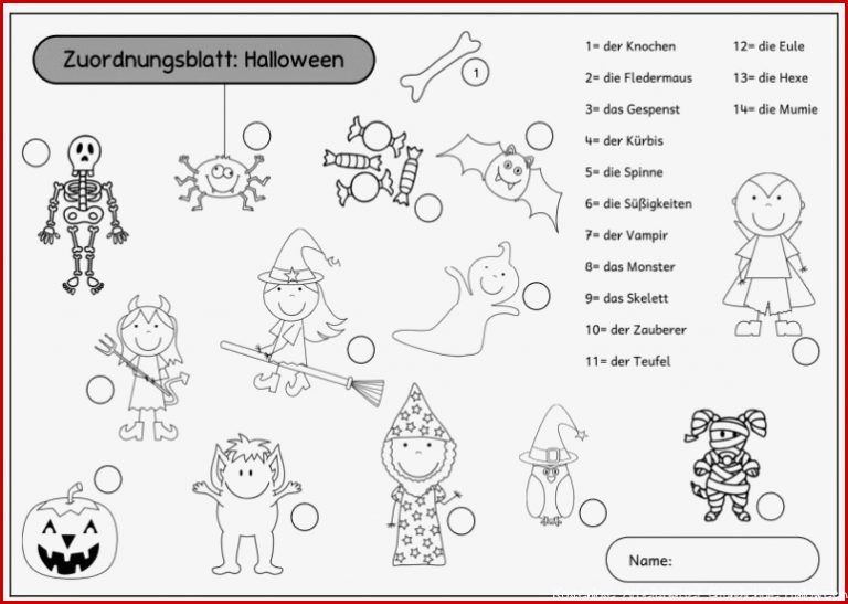 Halloween Text Englisch Einfach