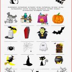 Halloween Wortschatz