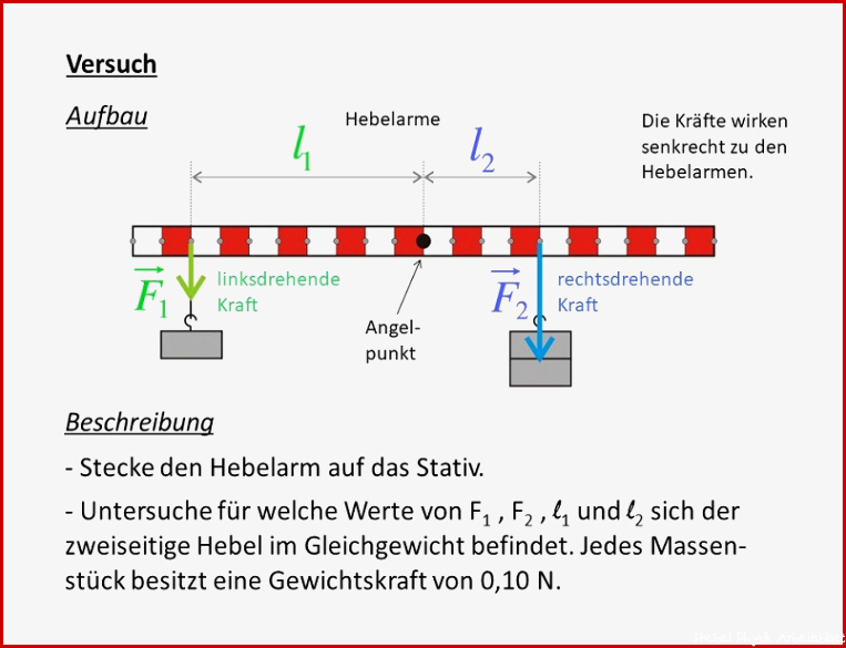 Hebel PHYPLUS Set Physik Experimentier Sets für Schüler