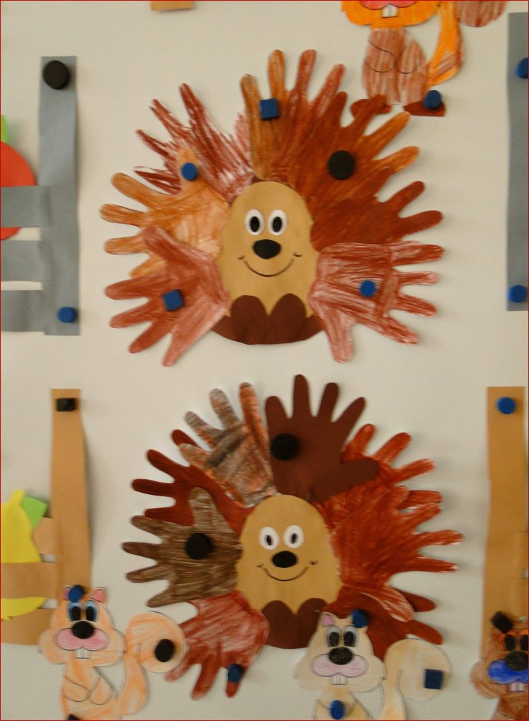 Herbst im Kindergarten – Werkarbeiten Fingerspiele