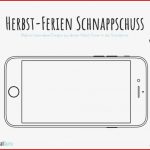 Herbstferien Schnappschuss Smartphone