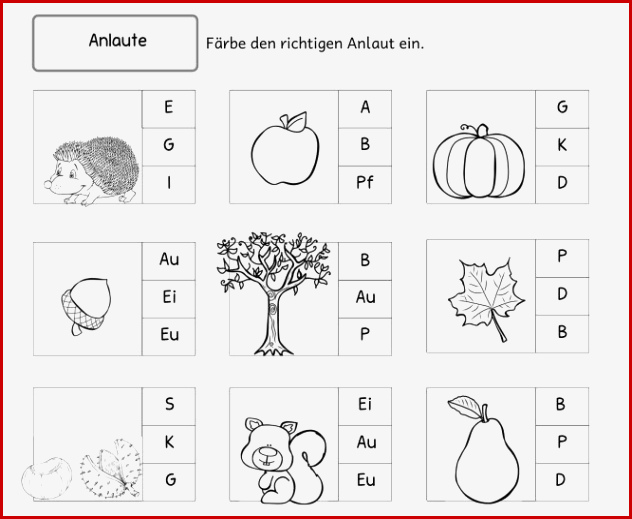 Herbstliches Freiarbeitsbündel Zu Den anderen Jahreszeiten