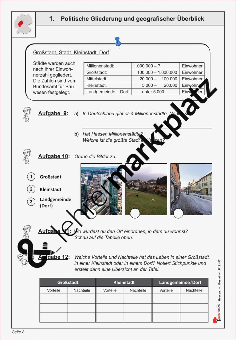 Hessen – Unterrichtsmaterial In Den Fächern Erdkunde