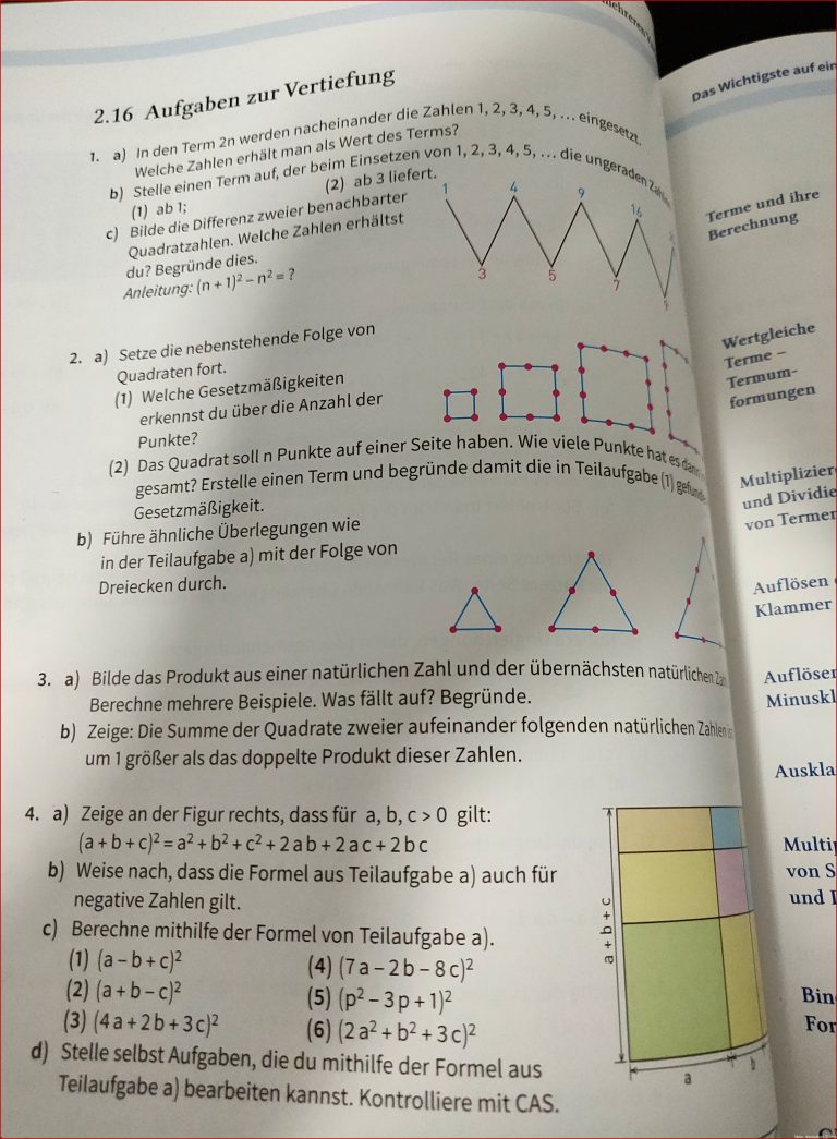 Hilfe bei meinen Mathe Hausaufgaben JG 8 Mathematik