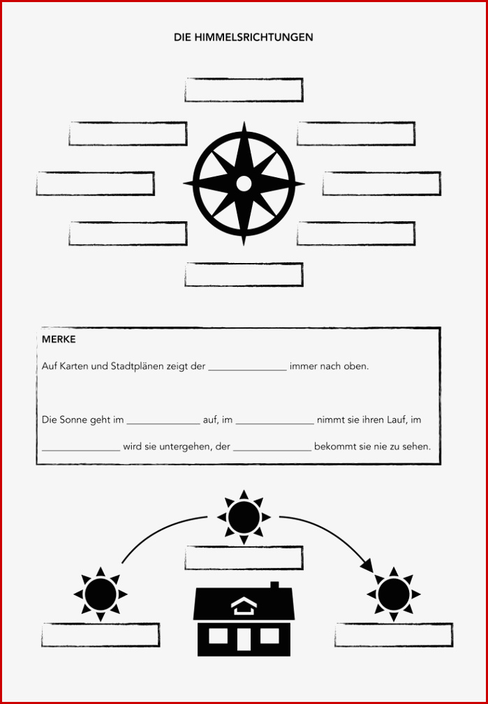 Himmelsrichtungen Ab – Unterrichtsmaterial Im Fach