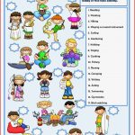 Hobbies Englisch Grundschule Arbeitsblätter Worksheets