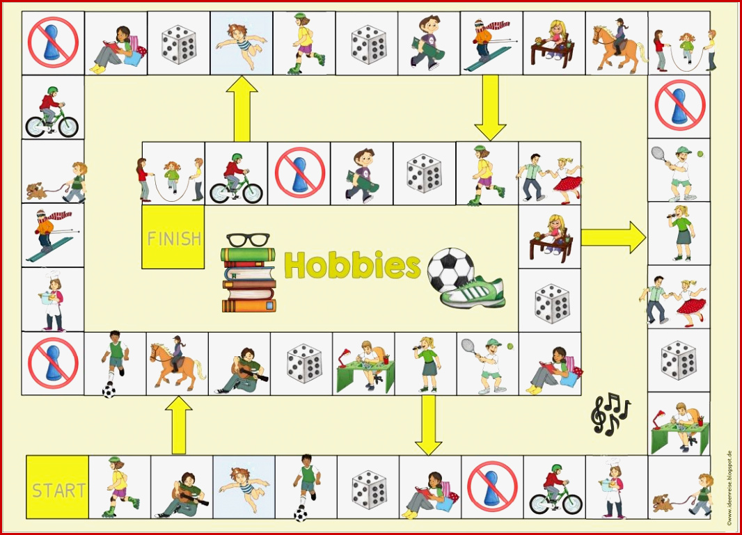 Hobbies Englisch Grundschule Arbeitsblätter Worksheets