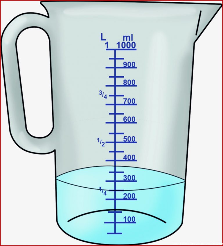 Hohlma e Liter Und Milliliter Online Lernen Kostenlose 