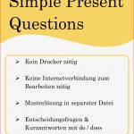 Homeschooling Deluxe Simple Present Questions