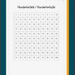 Hundertertafel Hunderterfeld