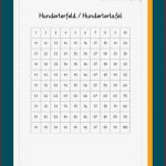 Hundertertafel Hunderterfeld