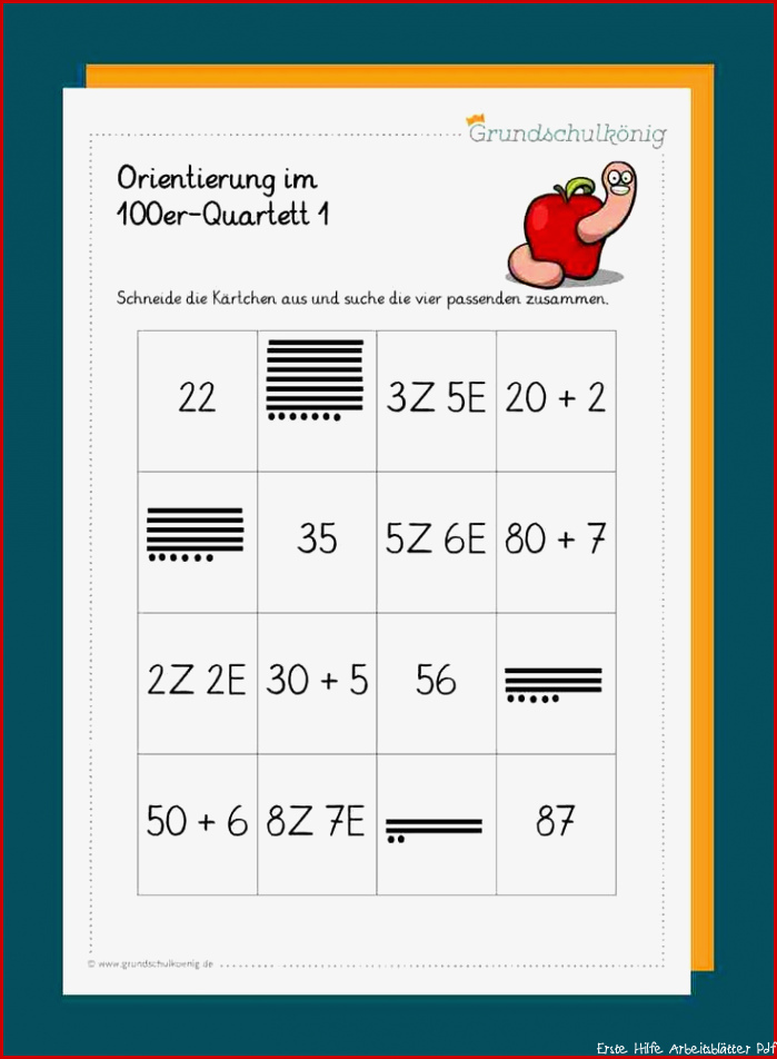 Hundertertafel Hunderterfeld