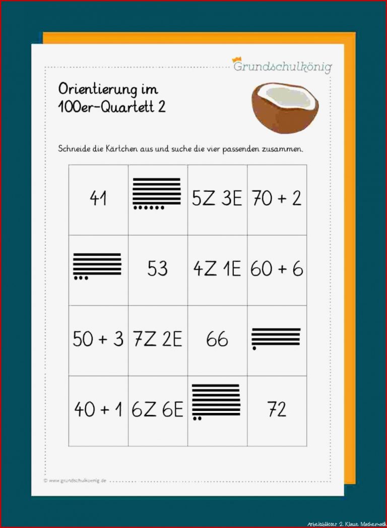 Hundertertafel Hunderterfeld