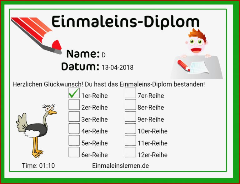 Ich habe mein Diplom