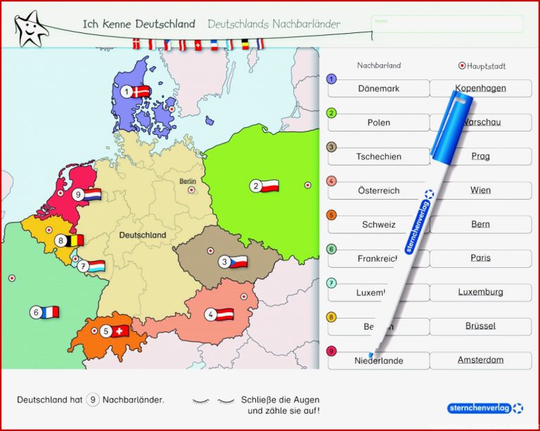 Ich kenne Deutschland Deutschlands Nachbarländer mit