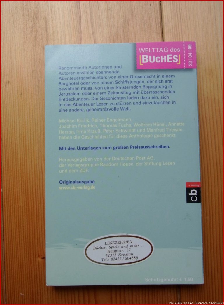 „ich Schenk Dir Eine Geschichte 2009“ – Buch Gebraucht