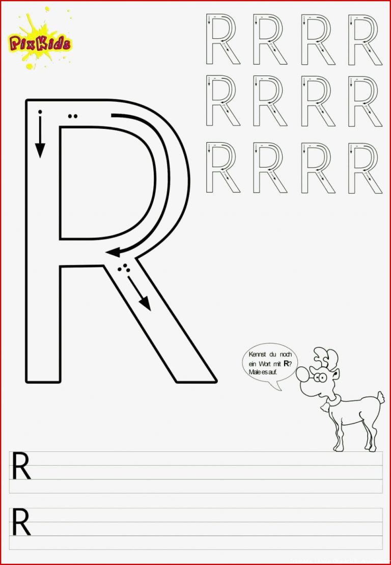 Ideal Buchstaben Schreiben Lernen Arbeitsblätter