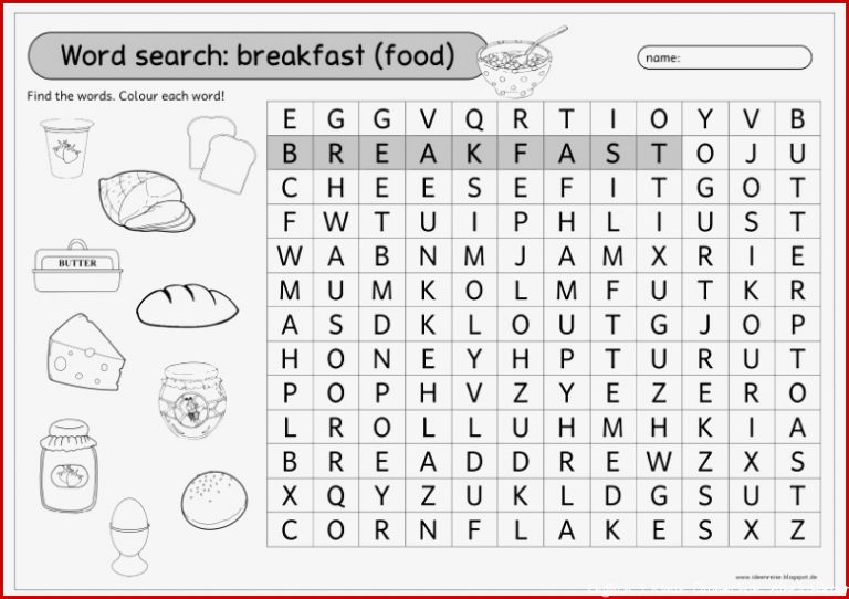 Ideenreise - Blog Stationen/arbeitsblÃ¤tter âbreakfastâ