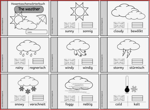 Ideenreise Hosentaschenwörterbuch "the Weather"