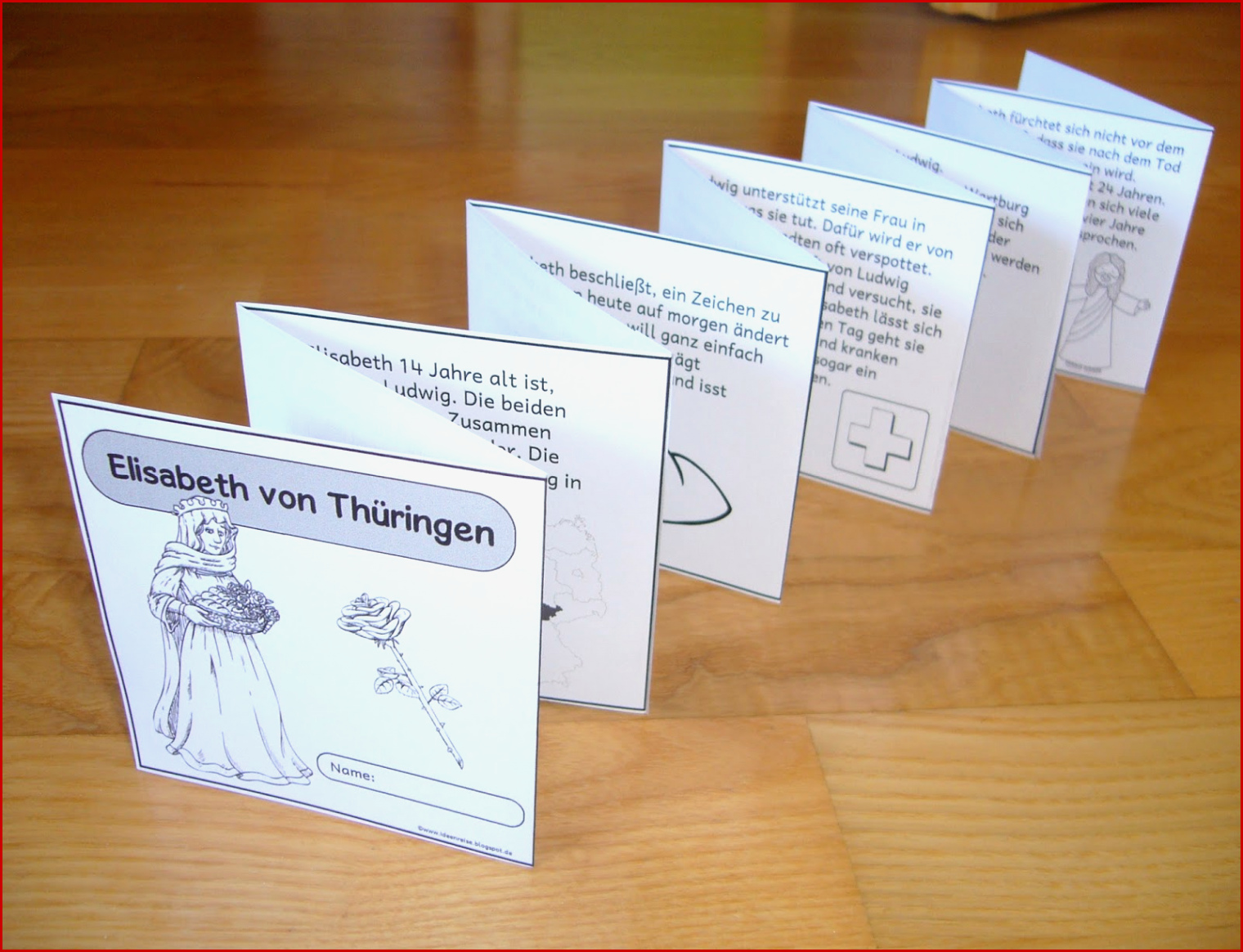 Ideenreise Leporello "elisabeth Von Thüringen"