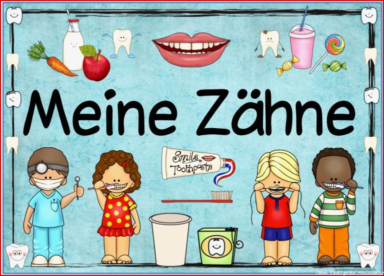 Ideenreise themenplakat "meine Zähne"