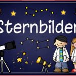 Ideenreise themenplakat "sternbilder"