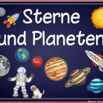 Ideenreise themenplakat "sterne Und Planeten"