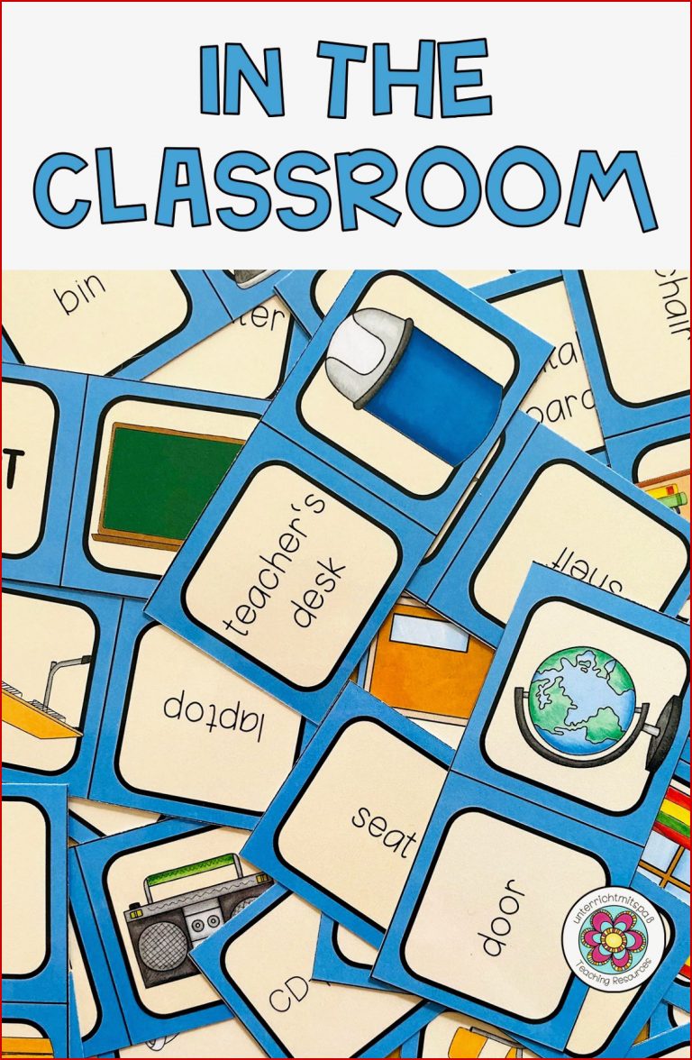 In the classroom classroom furniture Materialpaket