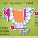 Infografik Zähneputzen Mit Kai