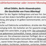 Innerer Monolog Beispieltexte